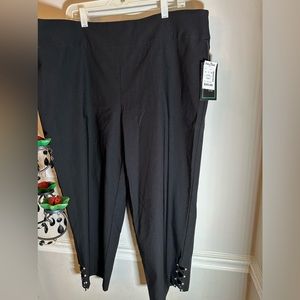 ATTYRE NEW YORK stretch black pants 20W